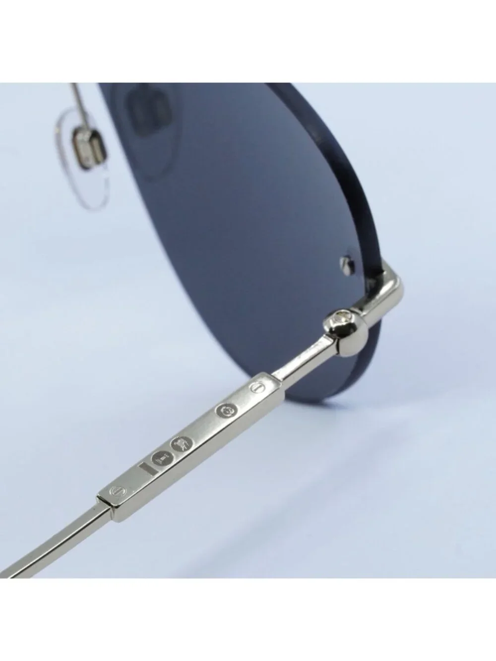 Burberry BE3151 110987 Aviator Sunglasses Gold Frame, Grey Lenses
